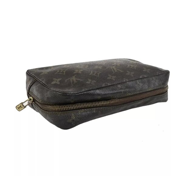 LOUIS VUITTON Trousse Toilette 23 Clutch Hand Bag Monogram Brown - Picture 11 of 15